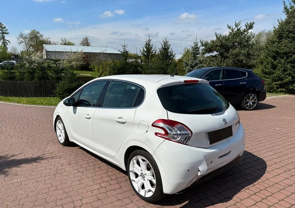 Peugeot 208 cena 23200 przebieg: 211734, rok produkcji 2015 z Ryki małe 631